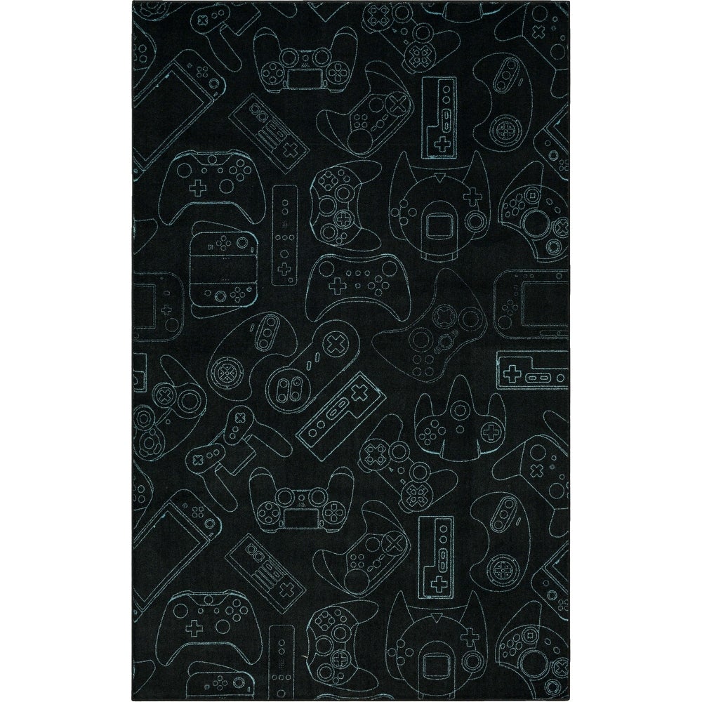 Home In Control Gamer Area Rug