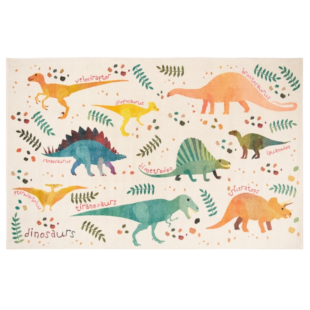 Home Dino Jungle Kids Soft Area Rug