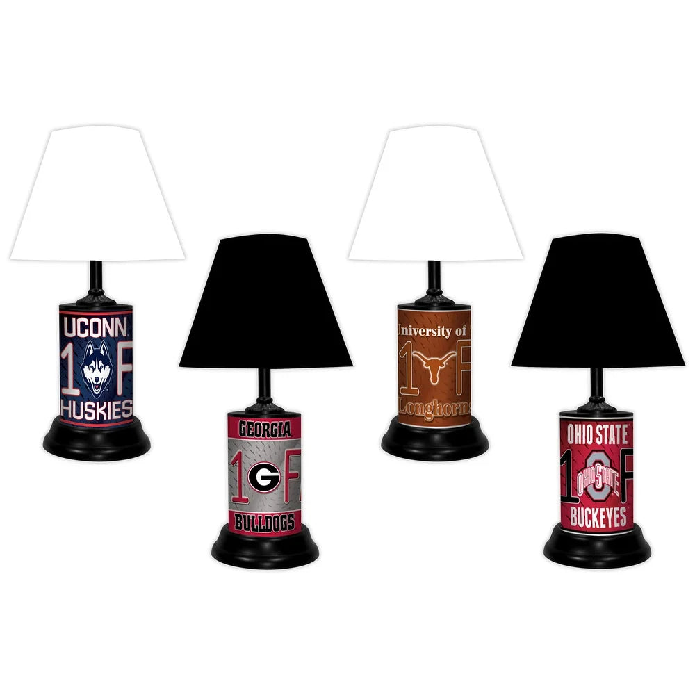 NCAA 18-inch Desk/Table Lamp with Shade, #1 Fan with Team Logo - Tennessee Volunteers - 18x10x10