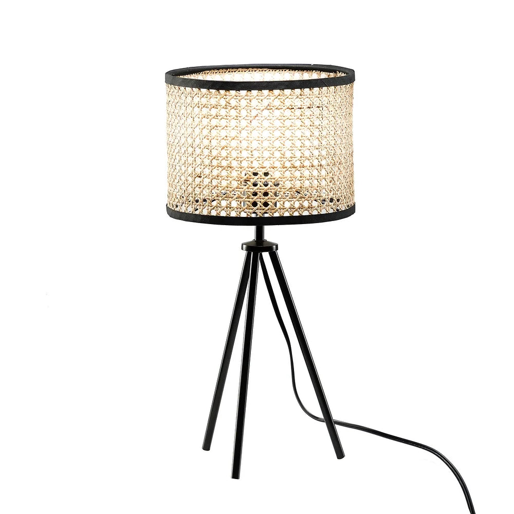 HULALA HOME 21.3" Table Lamp with Metal Legs