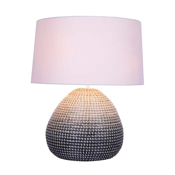 Natural Seagrass LED Table Lamp