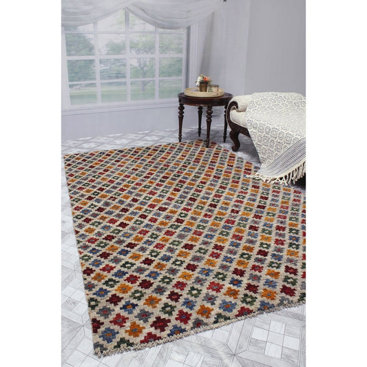 Balochi Uktam Ivory/Grey Soft Area Rug