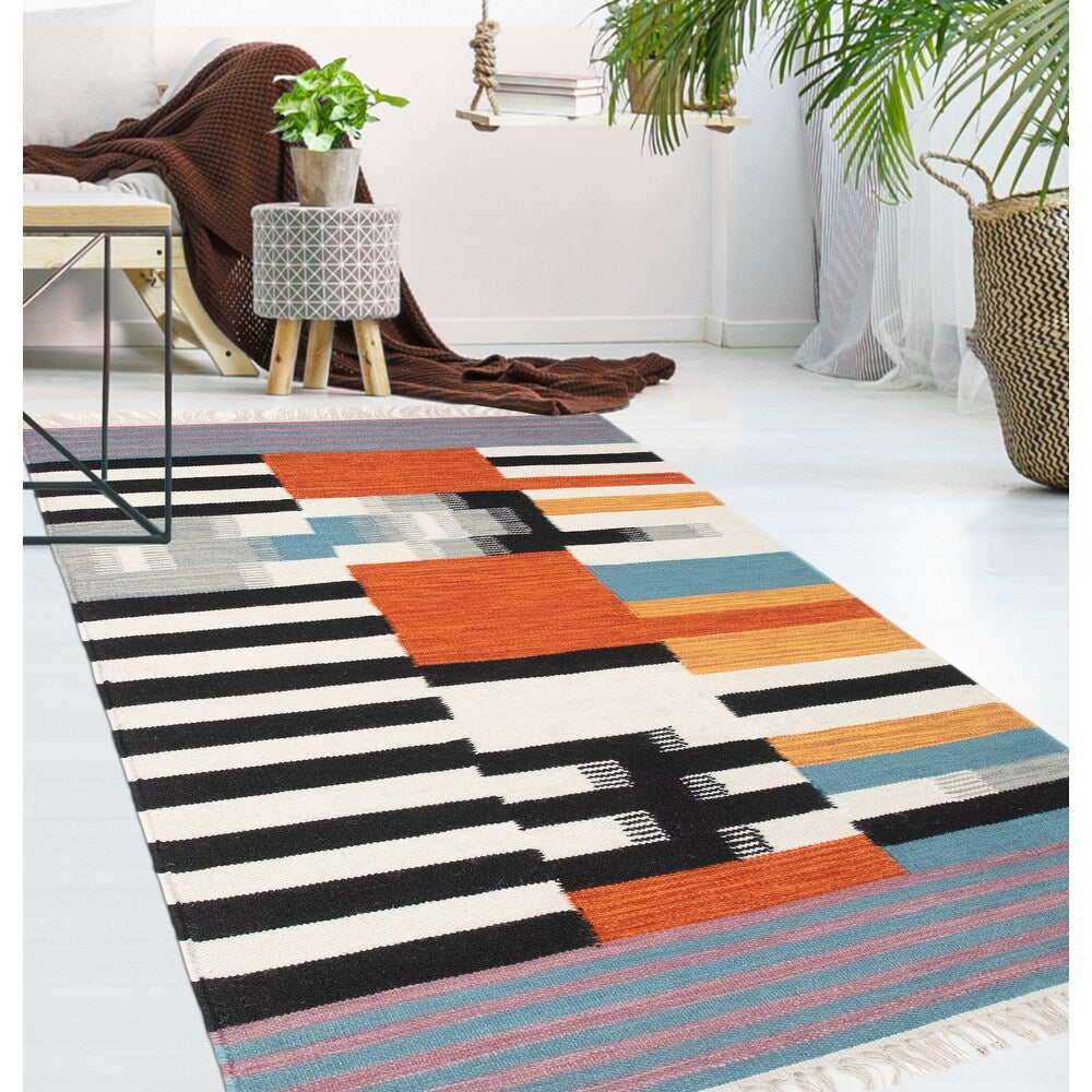 Handmade Flatweave Cole Area Soft Rug