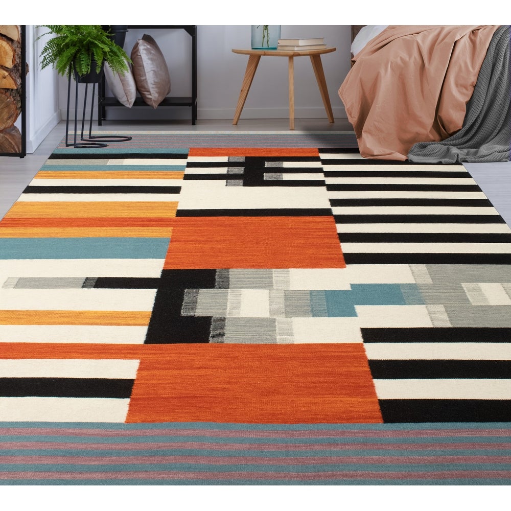 Handmade Flatweave Cole Area Soft Rug