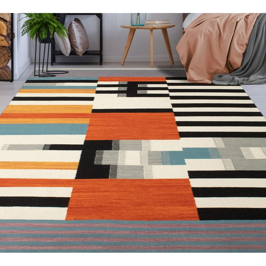 Handmade Flatweave Cole Area Soft Rug