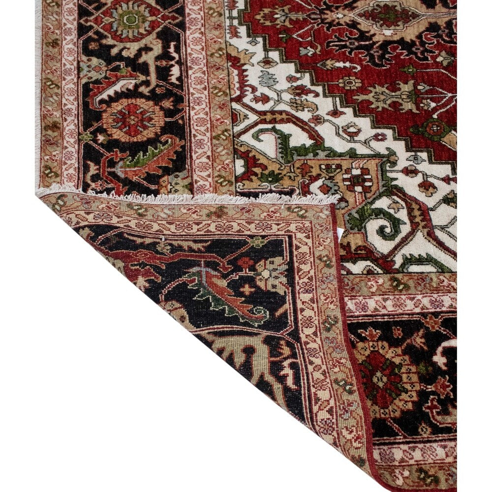 Fine Chobi Kamilla Red/Black Soft Area Rug