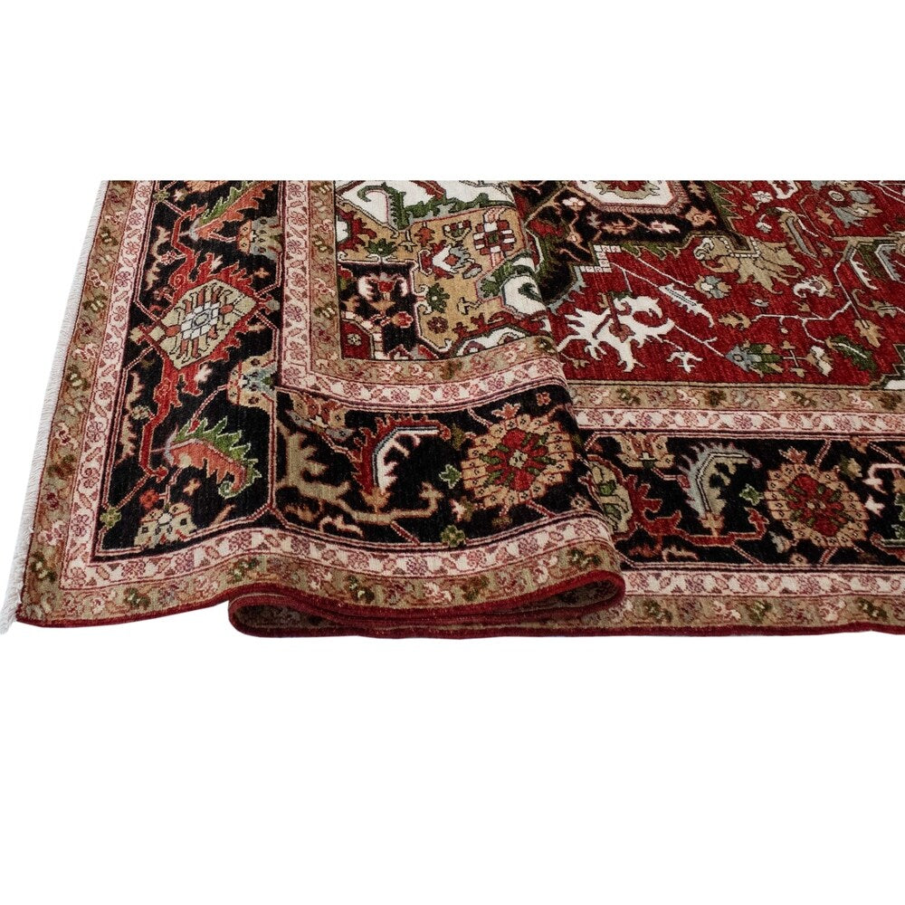 Fine Chobi Kamilla Red/Black Soft Area Rug