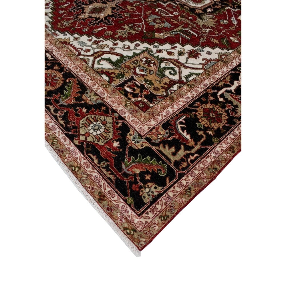 Fine Chobi Kamilla Red/Black Soft Area Rug