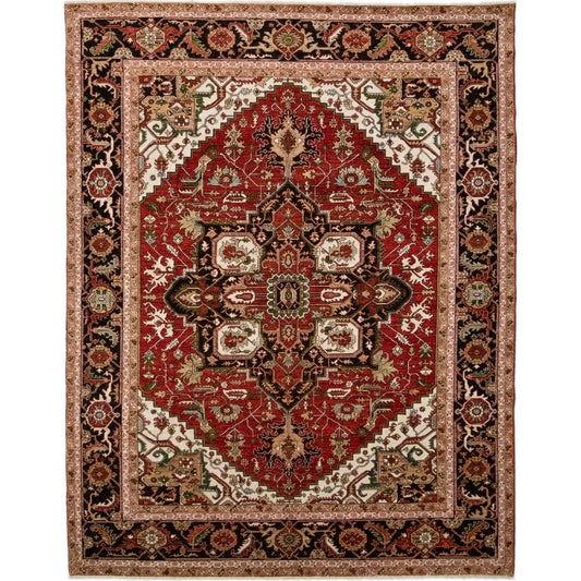 Fine Chobi Kamilla Red/Black Soft Area Rug