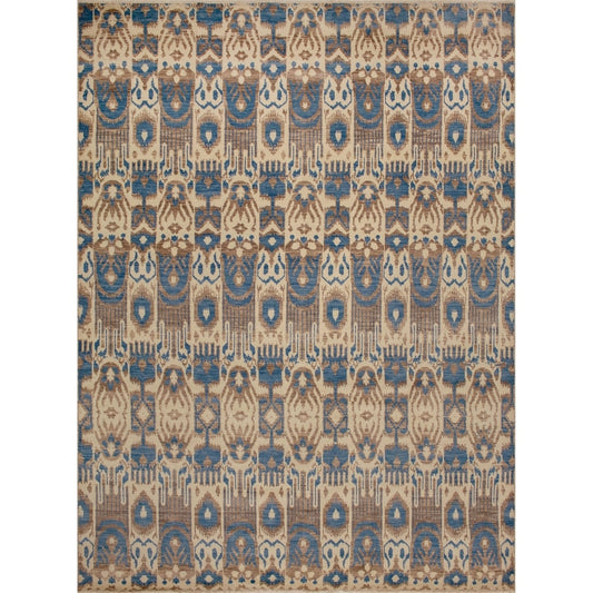 Fine Oushak Clifton Ivory/Blue Soft Area Rug