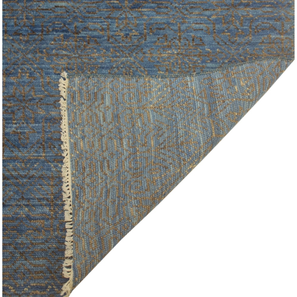 Noori Rug Fine Lilyana Blue/Brown Soft Area Rug