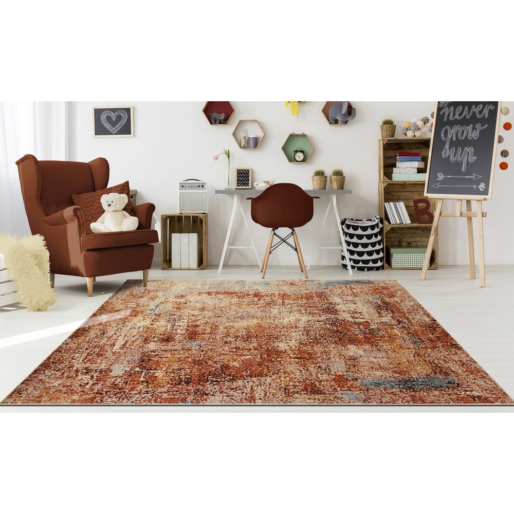 Karabag Abstract Glynda Soft Area Rug