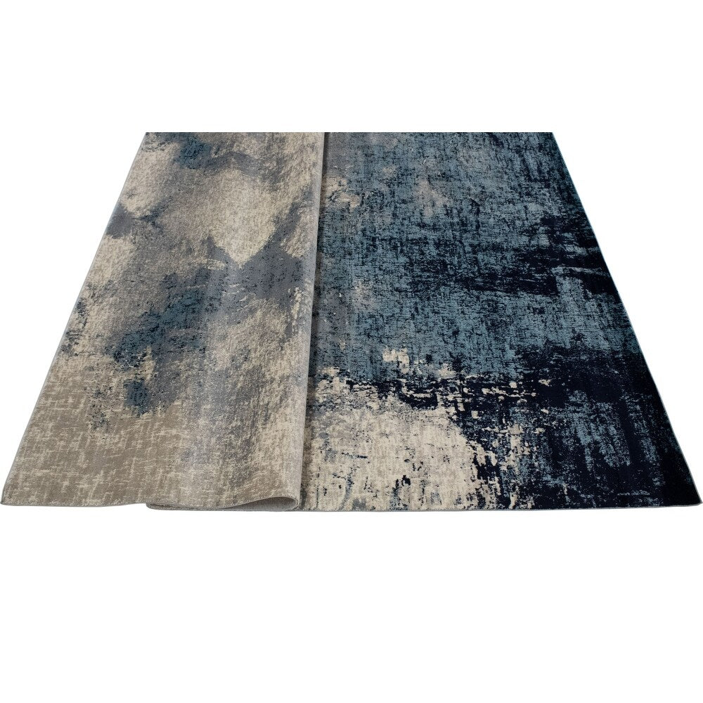 Lagoon Alice Distressed Abstract Modern Soft Area Rug