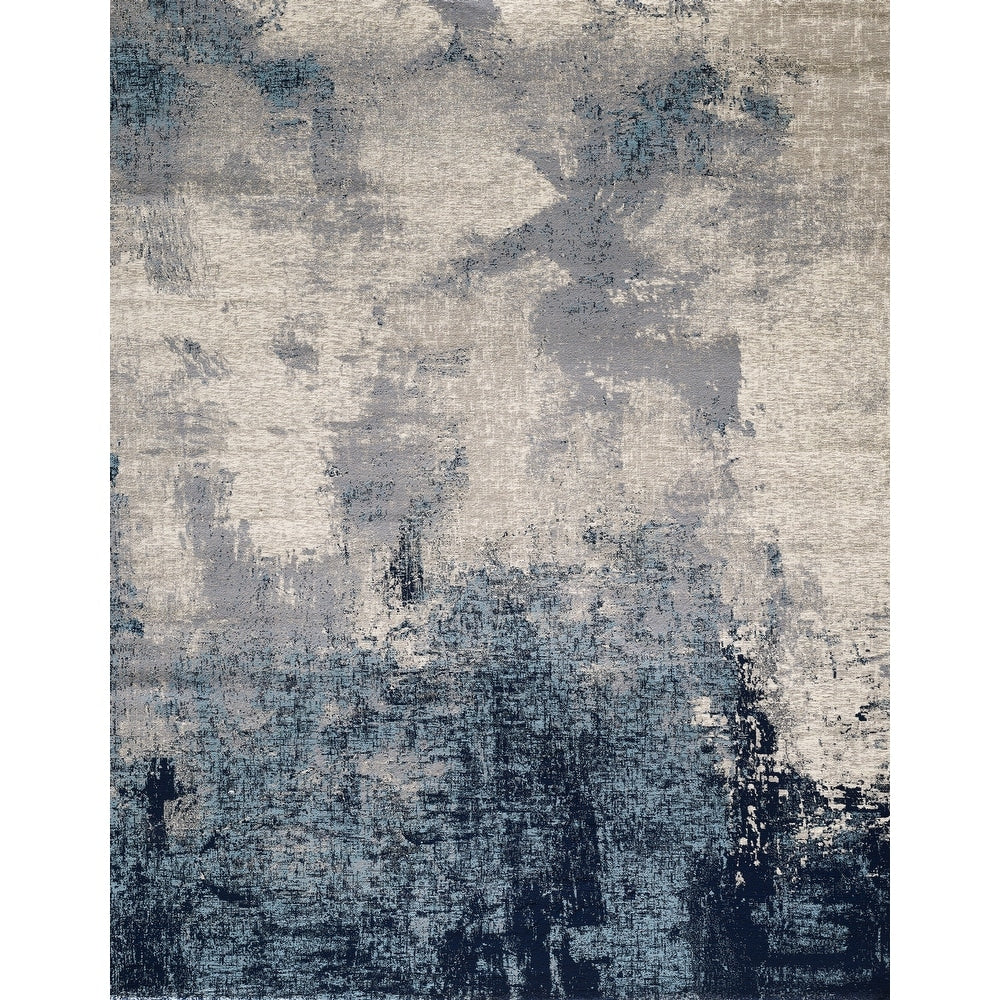 Lagoon Alice Distressed Abstract Modern Soft Area Rug