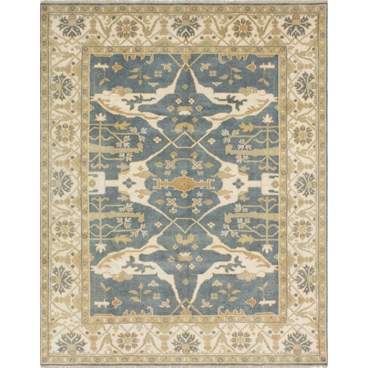 Hailey Grey-Blue/Ivory Soft Area Rug