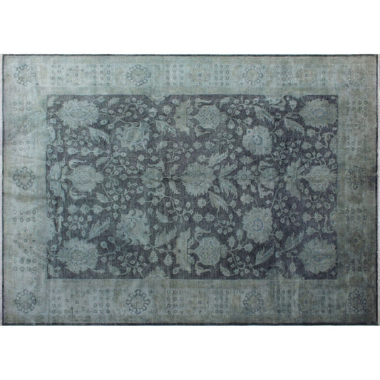 Overdyed Sarosh Grey/Purple Soft Area Rug