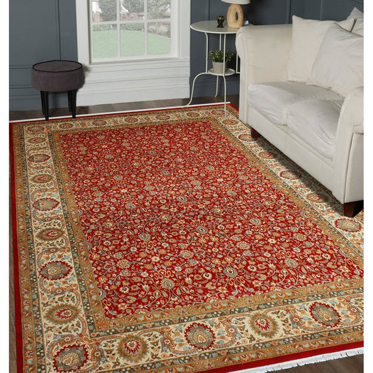 Pak-Persian 239 Red/Ivory Soft Area Rug