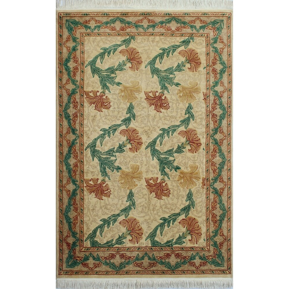 Pak-Persian Carnation Beige/Lt. Grey Soft Area Rug