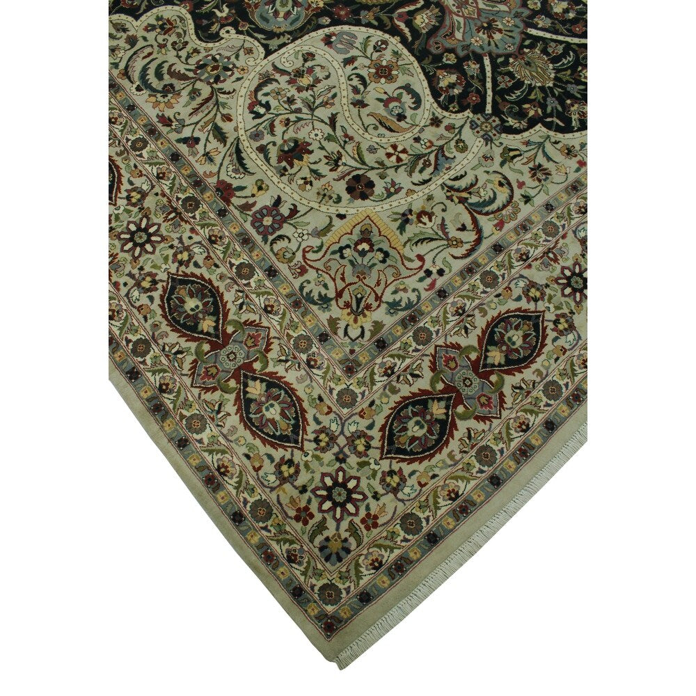 Pak-Persian Chugtai Lt. Grey/Black Soft Area Rug