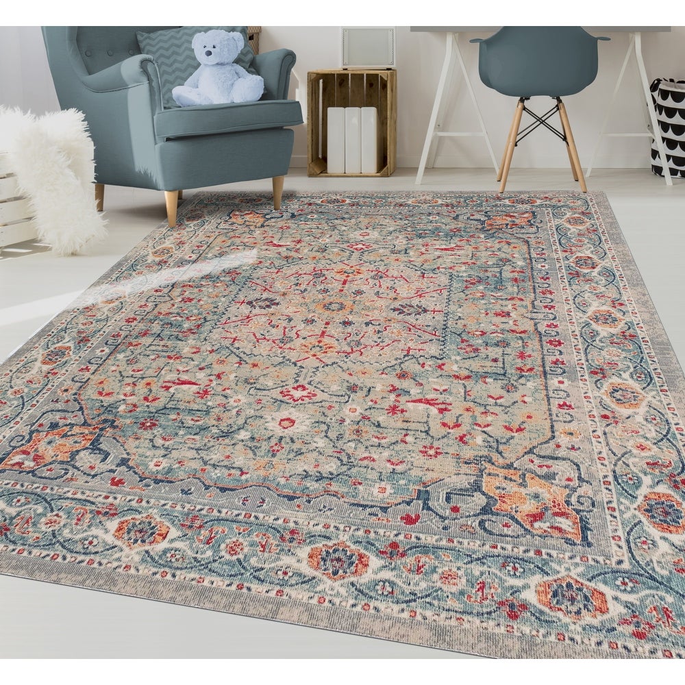 Rivaj Low-Pile Neal Soft Area Rug