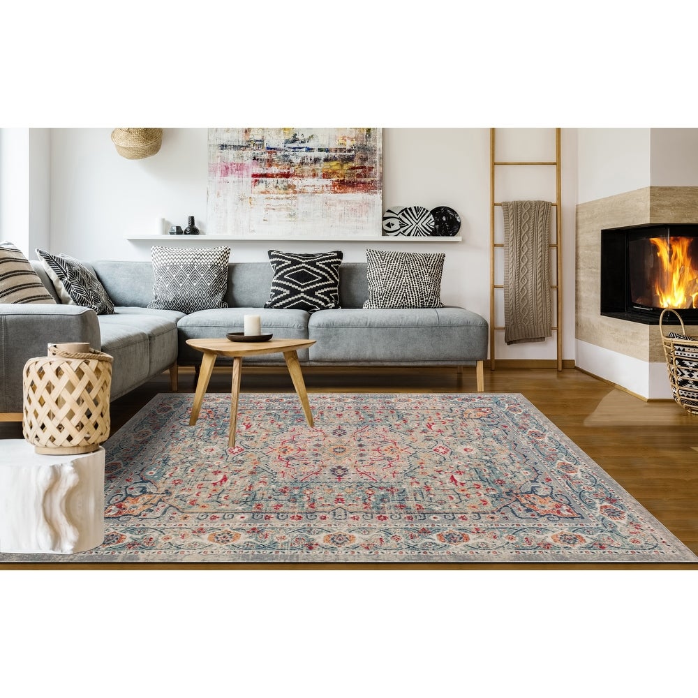 Rivaj Low-Pile Neal Soft Area Rug