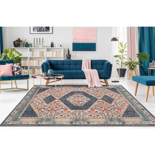 Rivaj Low-Pile Sylvester Soft Area Rug