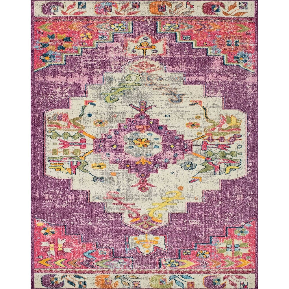 Distressed Delma Soft Area Rug