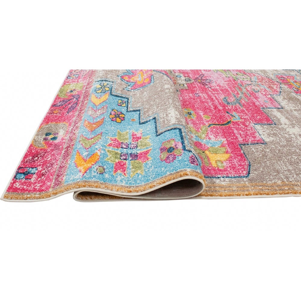 Distressed Delma Soft Area Rug