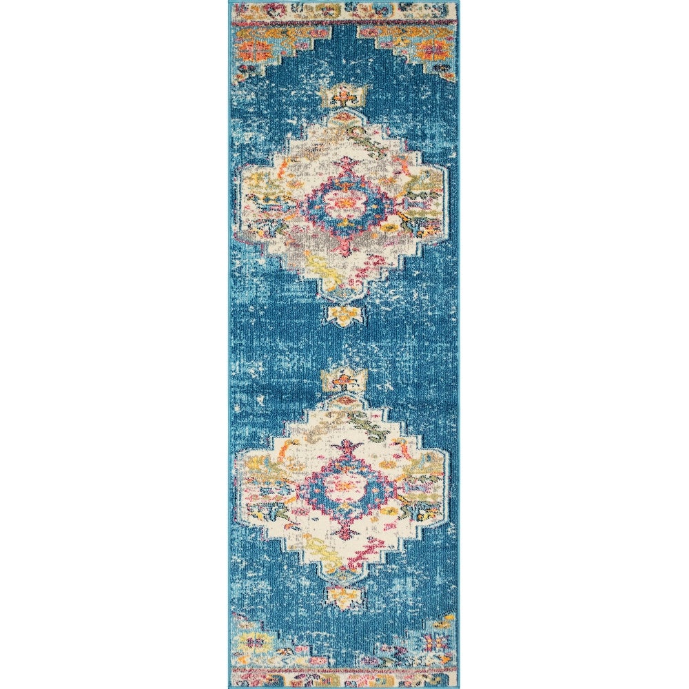 Distressed Delma Soft Area Rug