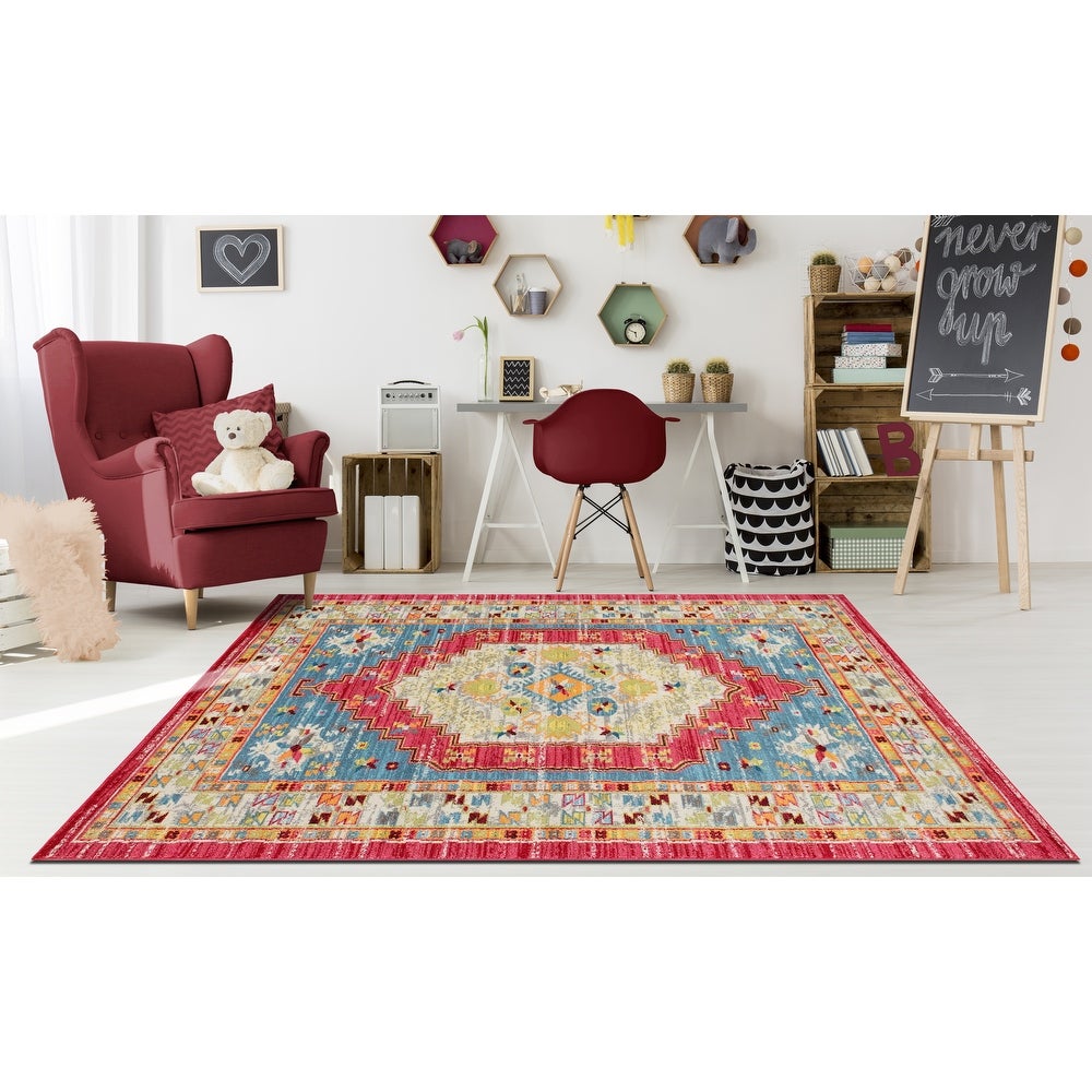 Distressed Hester Soft Area Rug