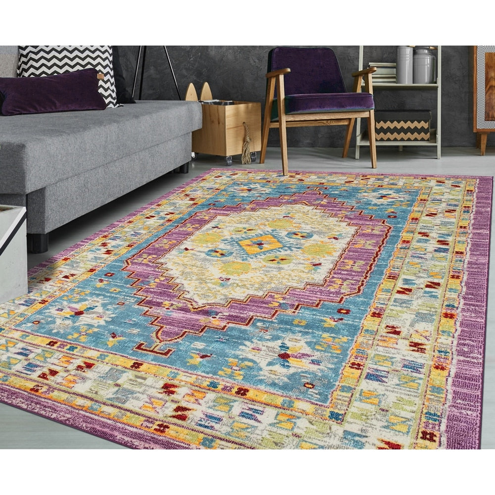 Distressed Hester Soft Area Rug