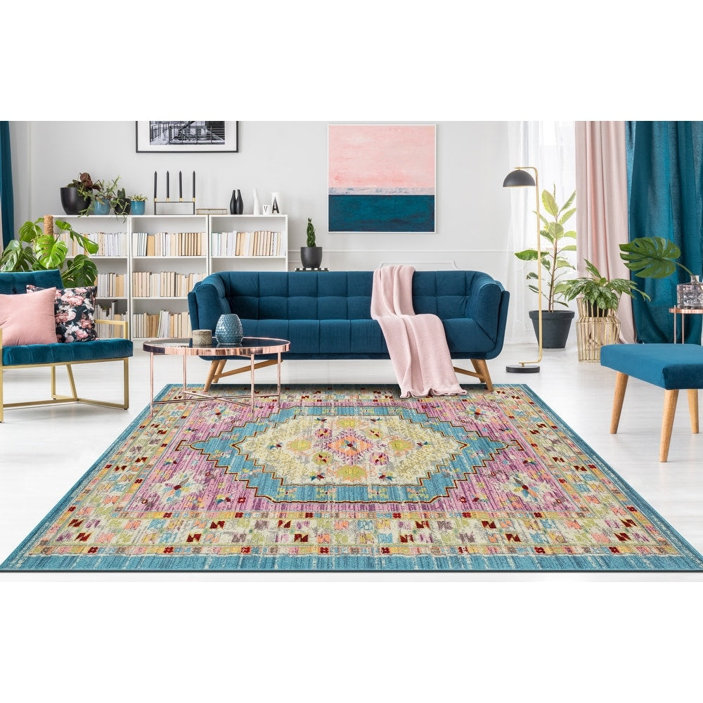 Distressed Hester Soft Area Rug