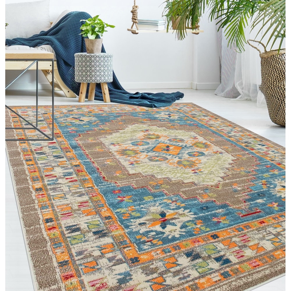 Distressed Hester Soft Area Rug