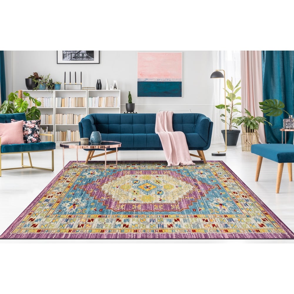 Distressed Hester Soft Area Rug