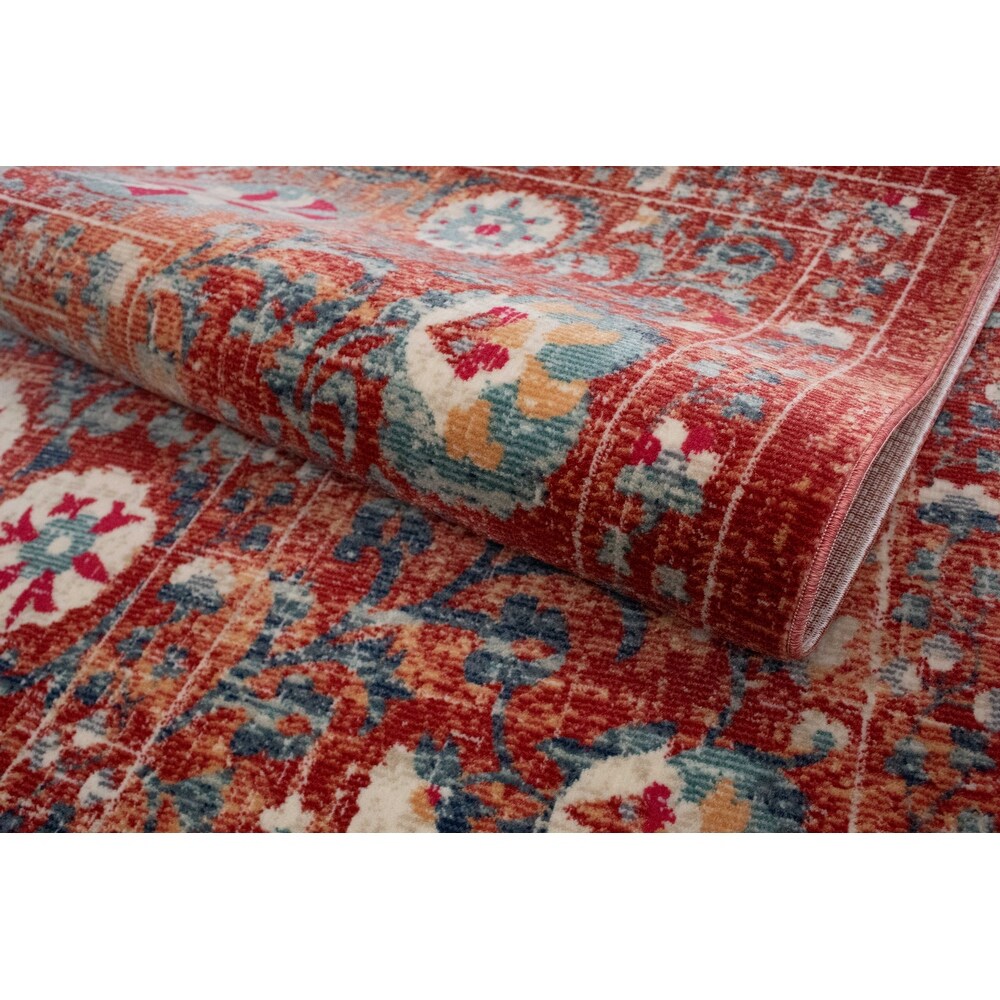 Soho Distressed Rosalee Area Soft Rug