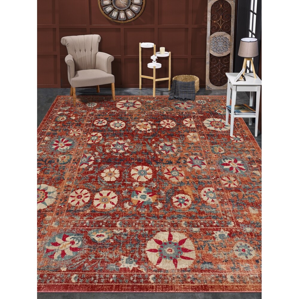 Soho Distressed Rosalee Area Soft Rug