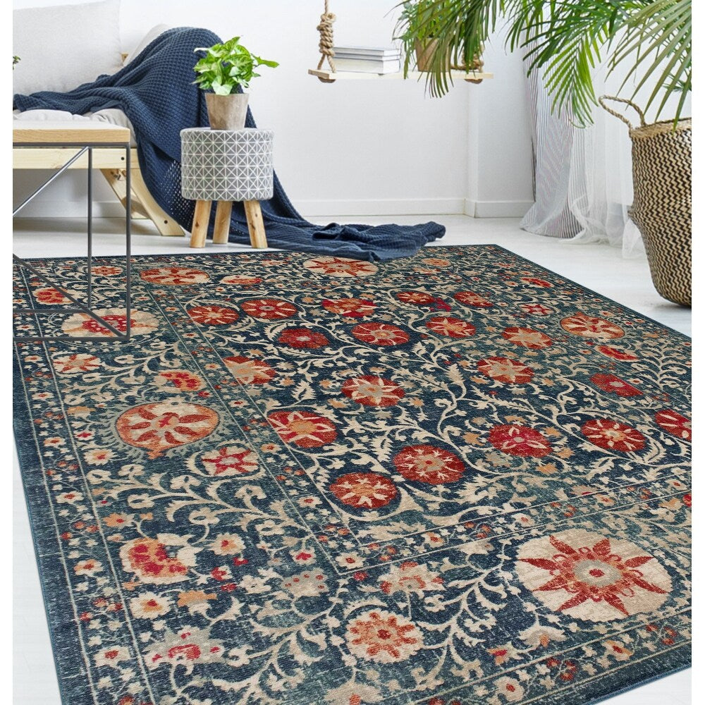 Soho Distressed Rosalee Area Soft Rug