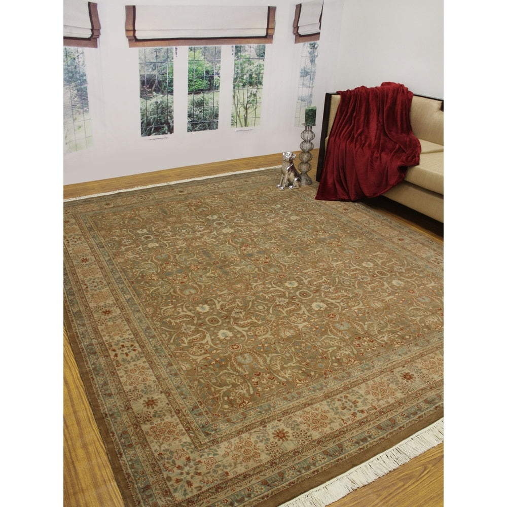 Vegetable-dyed Versailles H2 Lt. Brown/Beige Soft Area Rug