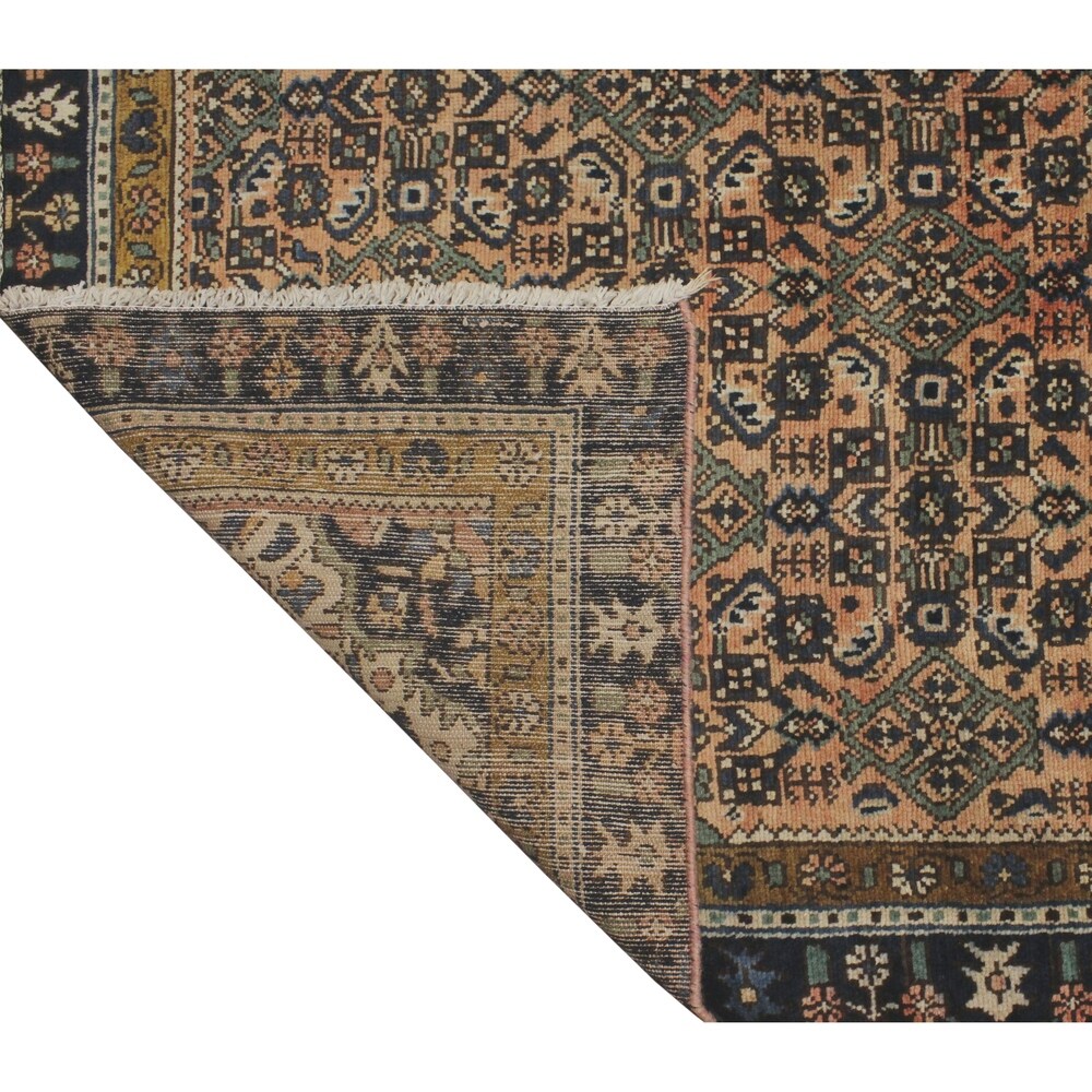Vintage Distressed Atiq Rust/Ivory Runner