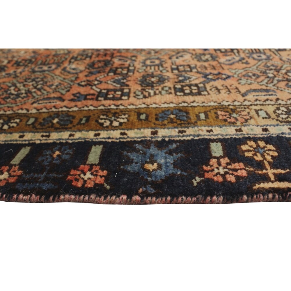 Vintage Distressed Atiq Rust/Ivory Runner