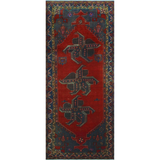 Vintage Distressed Darell Red/Grey Runner