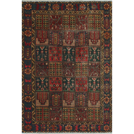Vintage Distressed Ferdinand Red/Gold Soft Area Rug