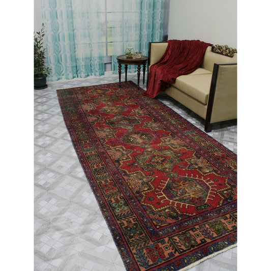 Vintage Distressed Maxie Pink/Purple Runner