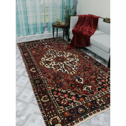 Vintage Distressed Mimi Red/Ivory Runner