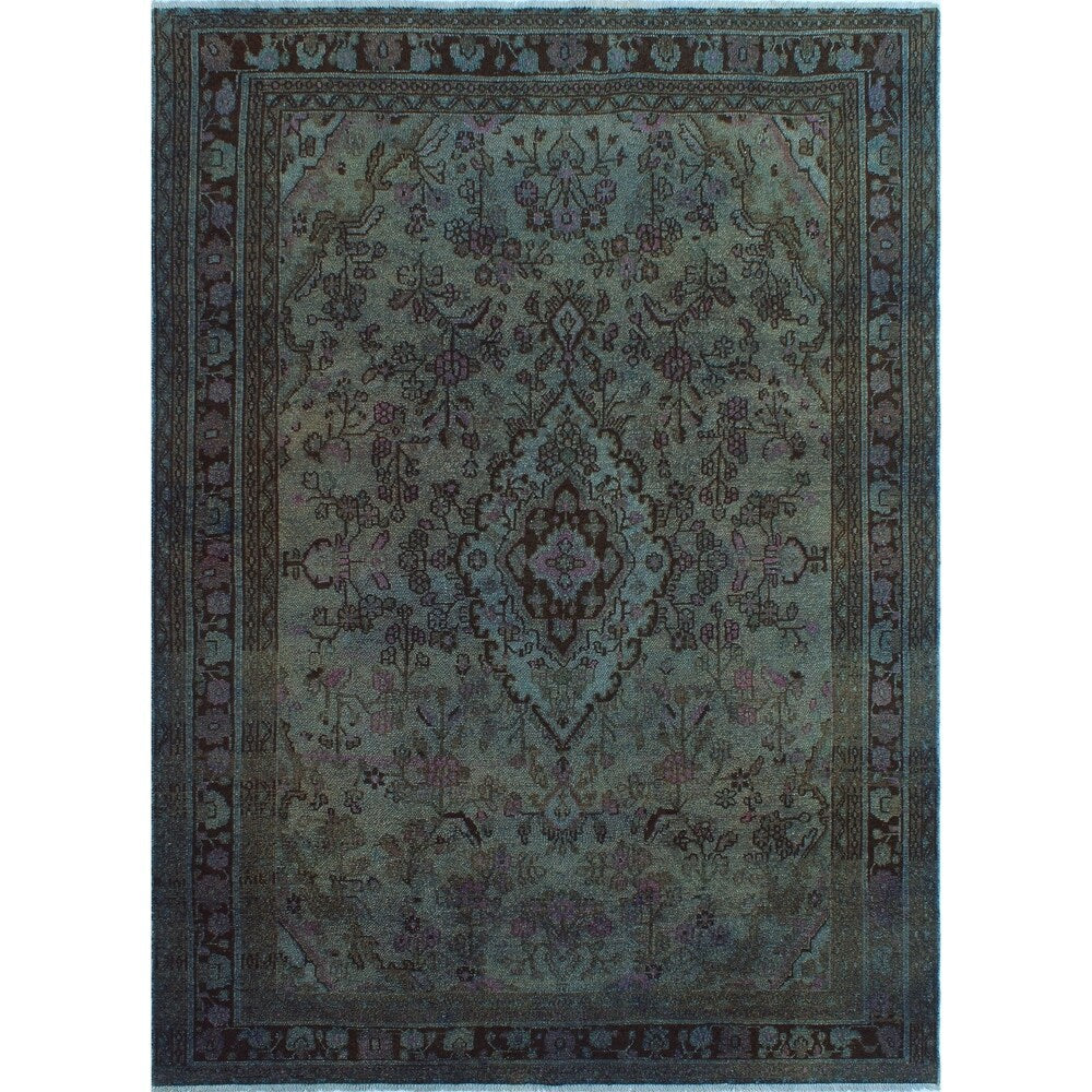 Vintage Distressed Overdyed Yan Soft Area Rug