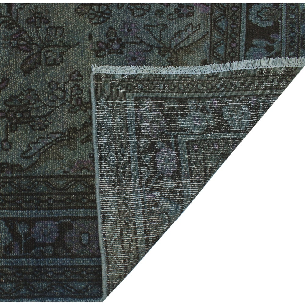 Vintage Distressed Overdyed Yan Soft Area Rug