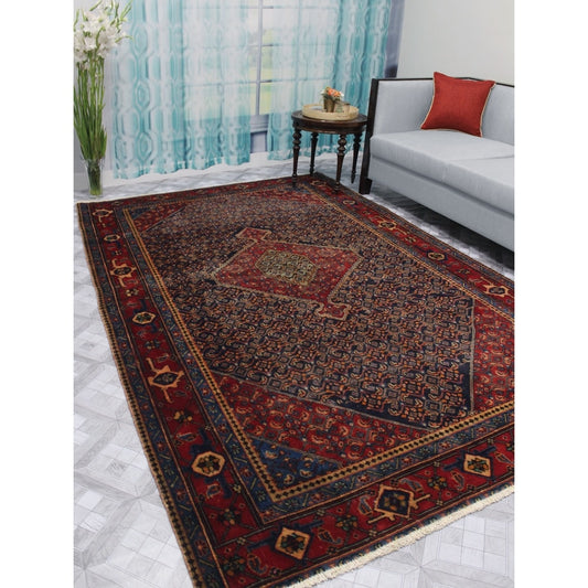 Noori Rug Vintage Distressed Phillis Blue/Red Soft Area Rug