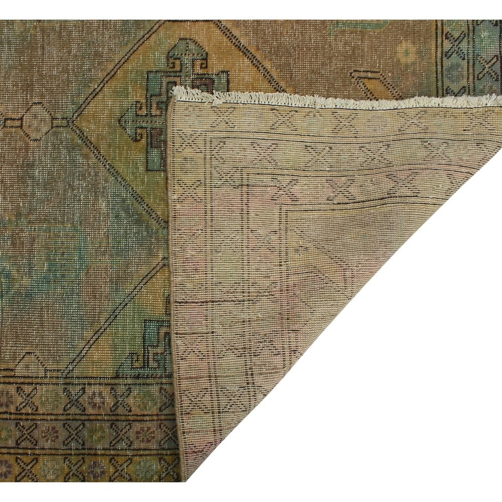 Noori Rug Vintage Distressed Ward Grey/Beige Soft Area Runner
