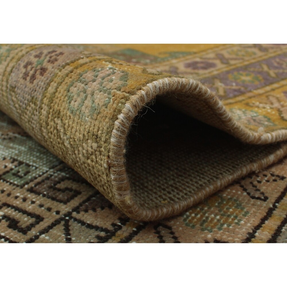 Noori Rug Vintage Distressed Ward Grey/Beige Soft Area Runner