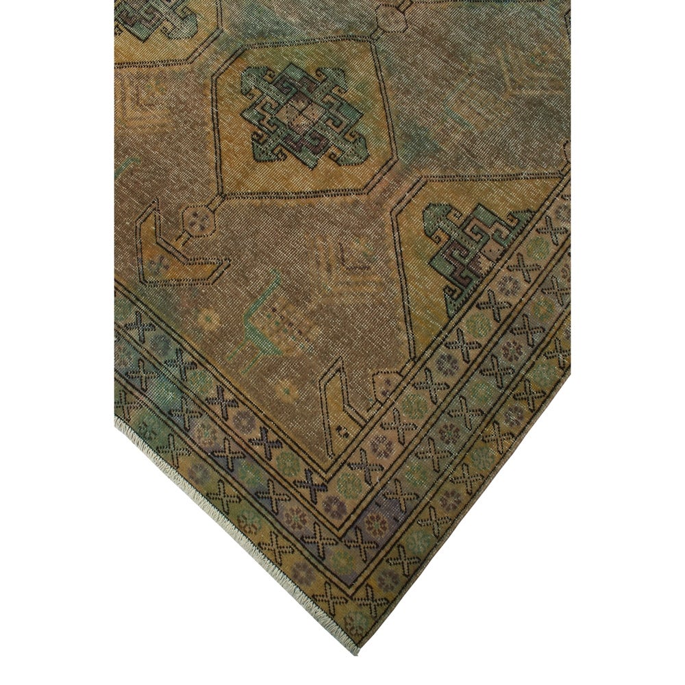 Noori Rug Vintage Distressed Ward Grey/Beige Soft Area Runner